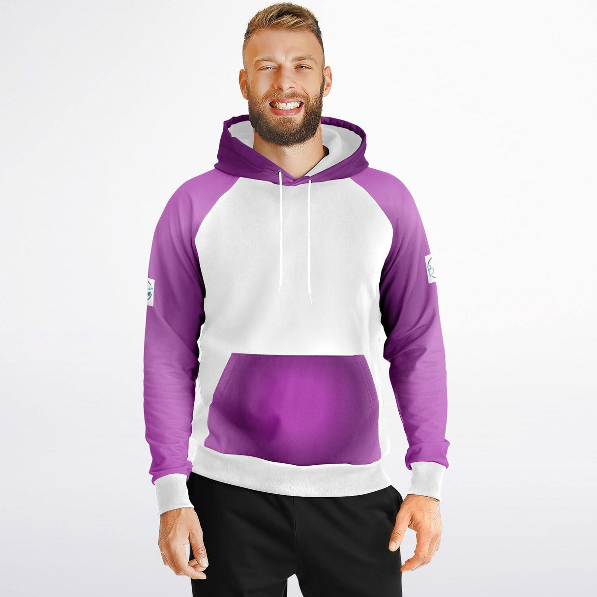 Purple Chill XTRA WARM Raglan Hoodie Solid