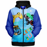 Gamer Kid UNISEX Zip Up Youth Coat (Husky Fit)
