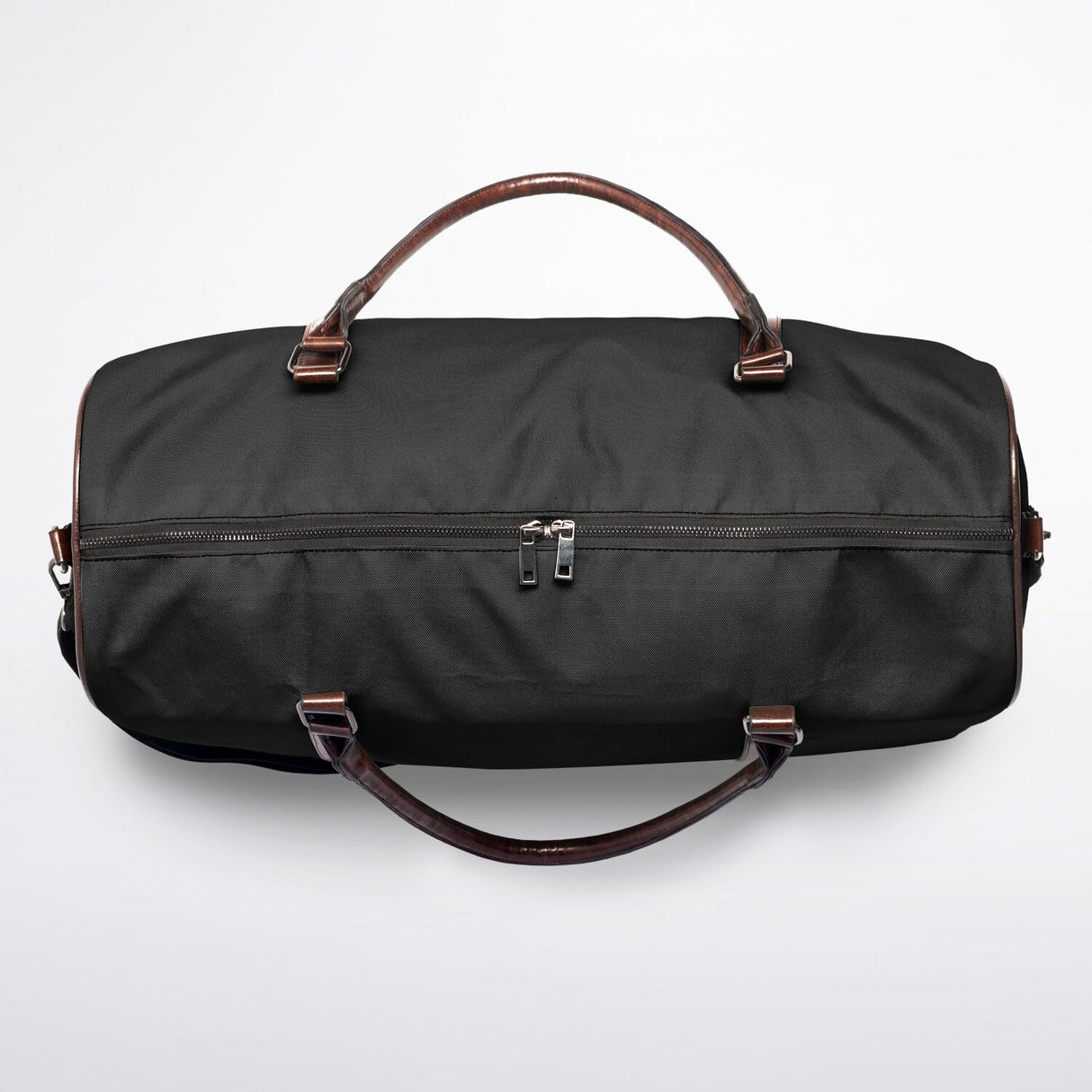 Basic Black Canvas Duffel Bag – Weekender & Gym Travel Bag | Durable Overnight Bag
