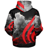Red Smoke UNISEX Zip Up Youth Coat (Husky Fit)