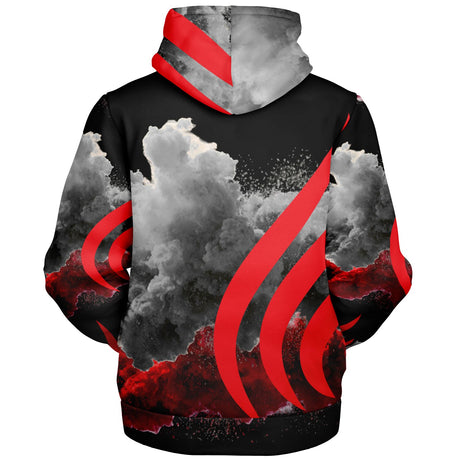 Red Smoke UNISEX Zip Up Youth Coat (Husky Fit)