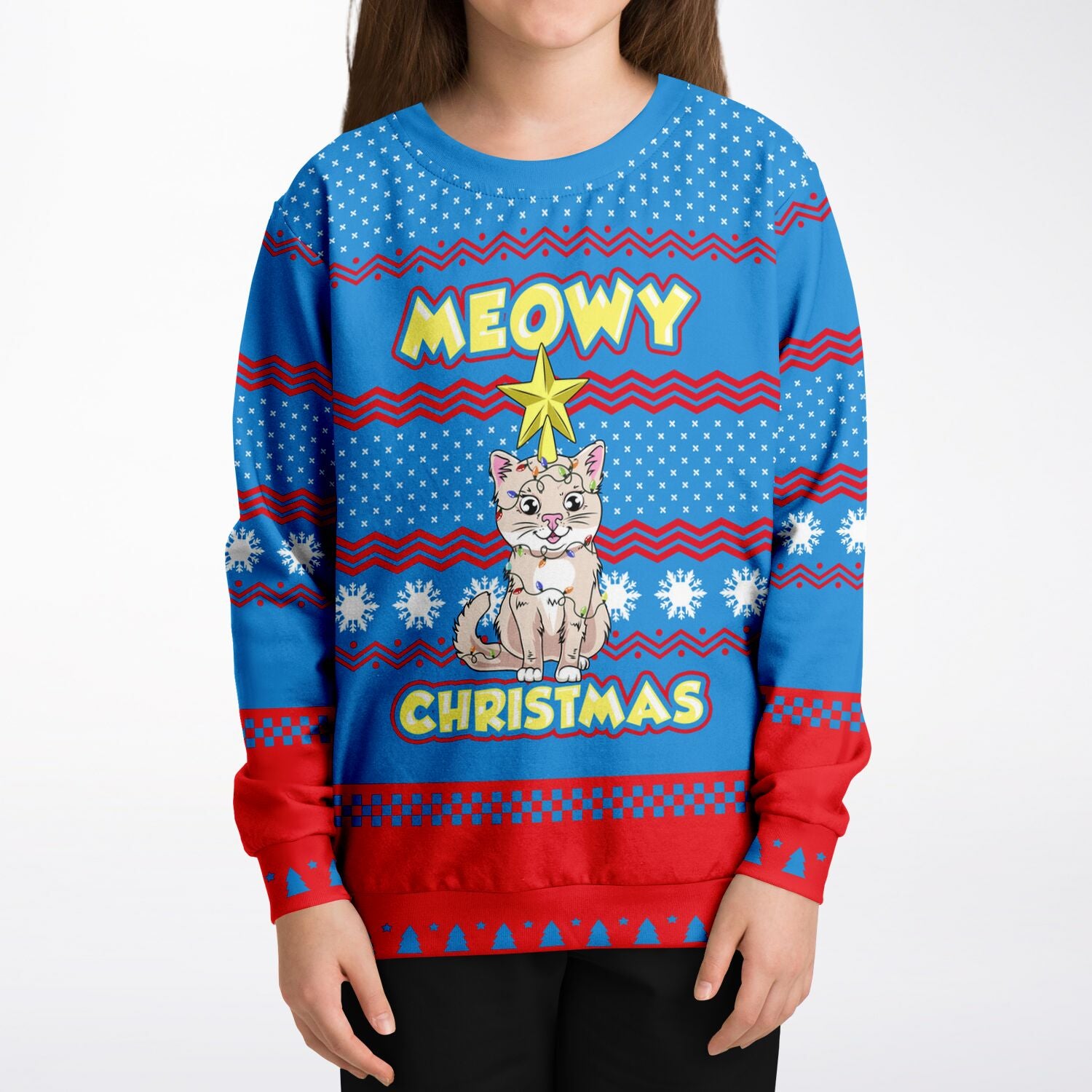 Meowy Christmas KIDS Sweater