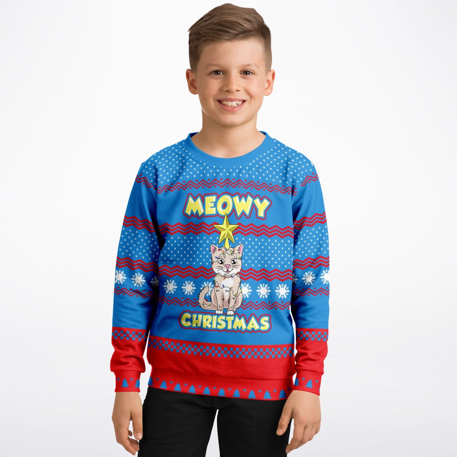 Meowy Christmas KIDS Sweater