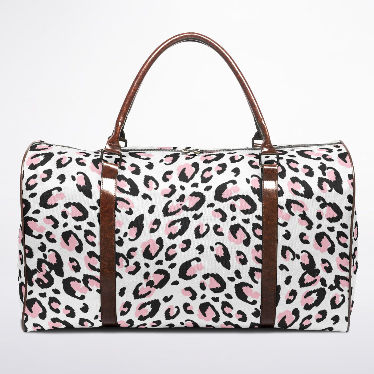 Cheetah Print Duffel Bag – Pink Leopard Weekender Bag | Stylish Travel & Gym Bag for Women