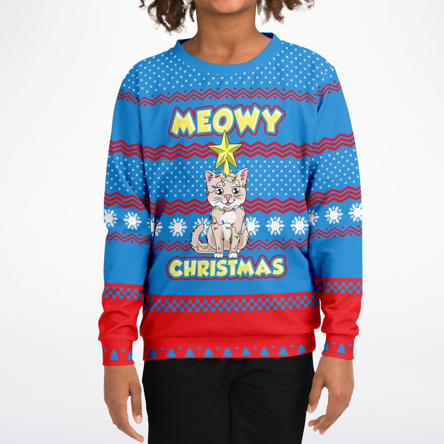 Meowy Christmas KIDS Sweater