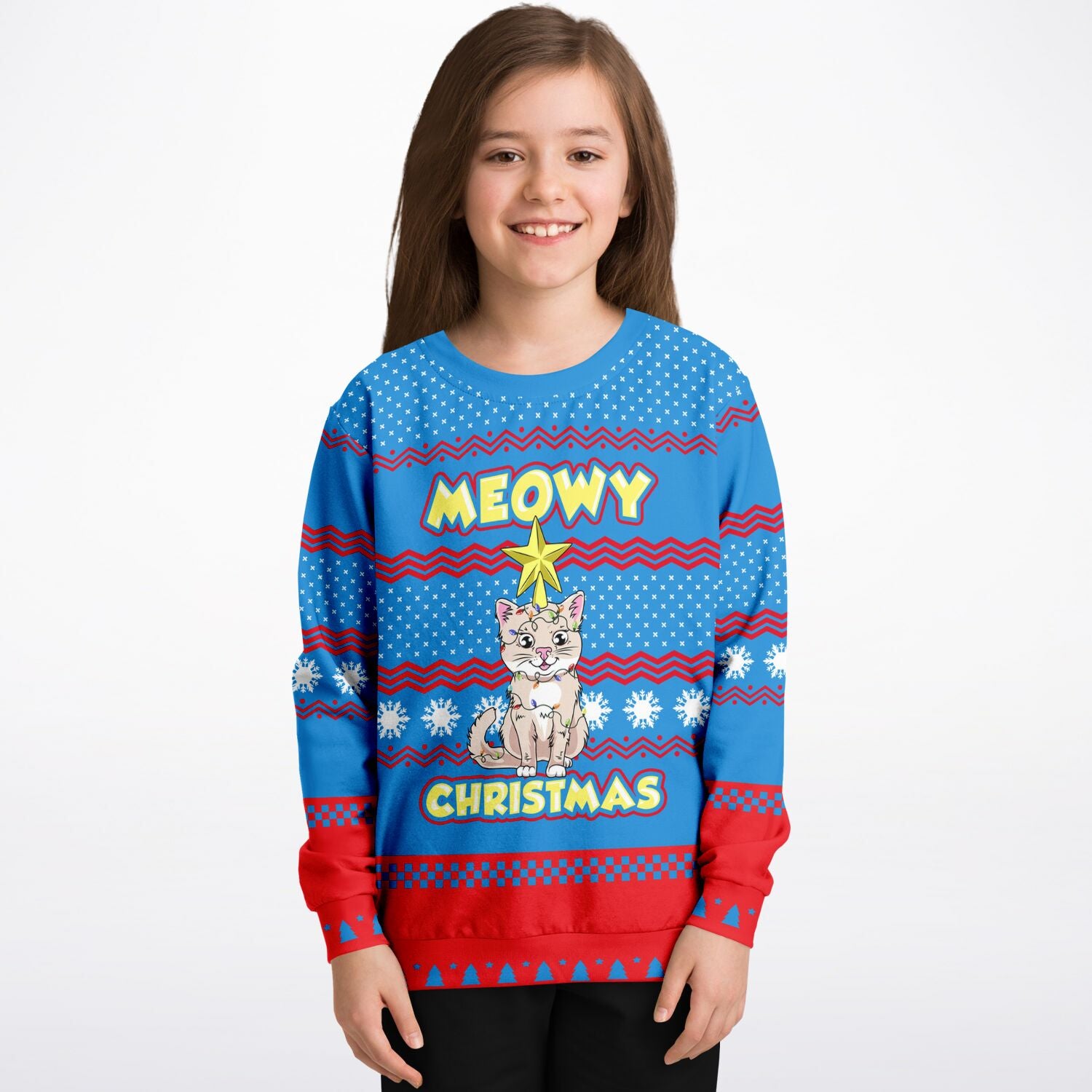 Meowy Christmas KIDS Sweater
