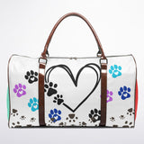 Dog Love Canvas Duffel Bag – Weekender & Gym Travel Bag | Durable Overnight Bag