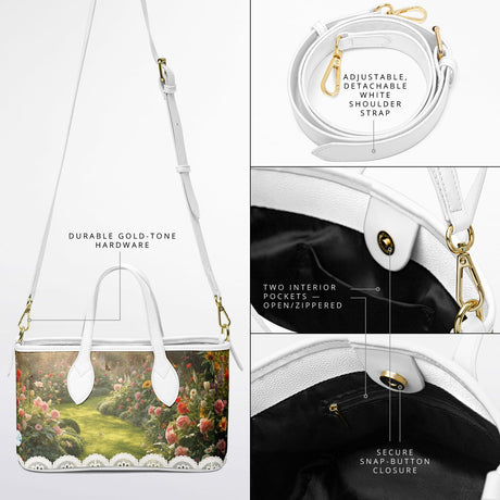 Christian Tote Bag with Isaiah 26:3 | Faith Handbag for Women