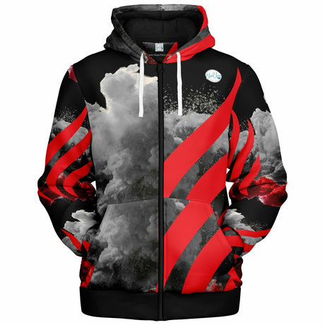 Red Smoke UNISEX Zip Up Youth Coat (Husky Fit)
