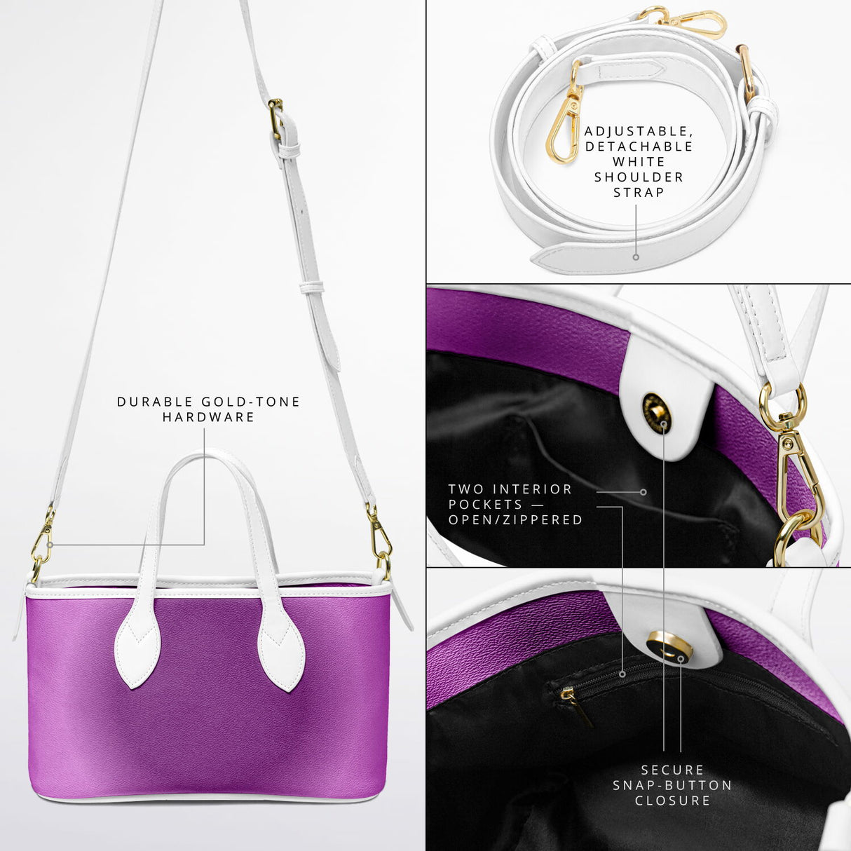 The Blushéra™ Luxe Leather Handbag