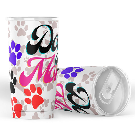 Dog Mom 20oz Stainless Steel Tumbler