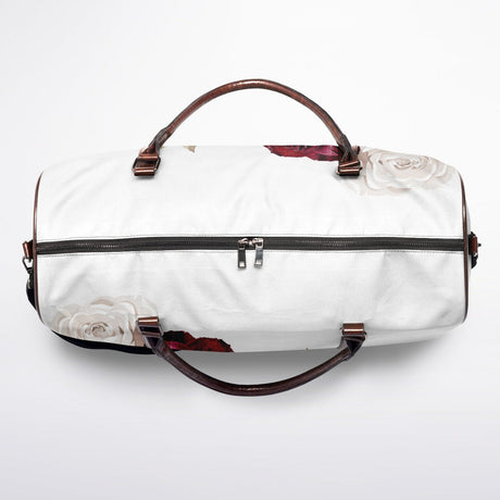 Rose Garden Canvas Duffel Bag – Weekender & Gym Travel Bag | Durable Overnight Bag