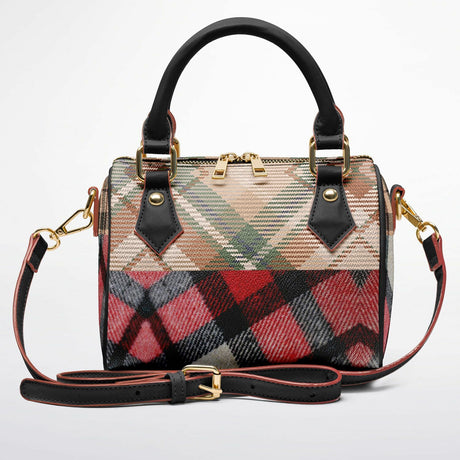 Scarlet Affair™ Crossbody – Red Plaid Mini Handbag | Elegant Small Purse for Prom & Date Night