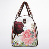 Rose Garden Canvas Duffel Bag – Weekender & Gym Travel Bag | Durable Overnight Bag
