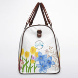 Floral Bliss Canvas Duffel Bag – Weekender & Gym Travel Bag | Durable Overnight Bag