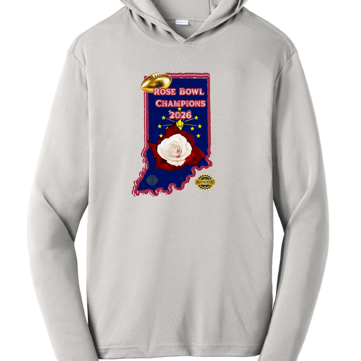 Silver - FRONT “Indiana Rose Bowl 2026 sweatshirt detail”
