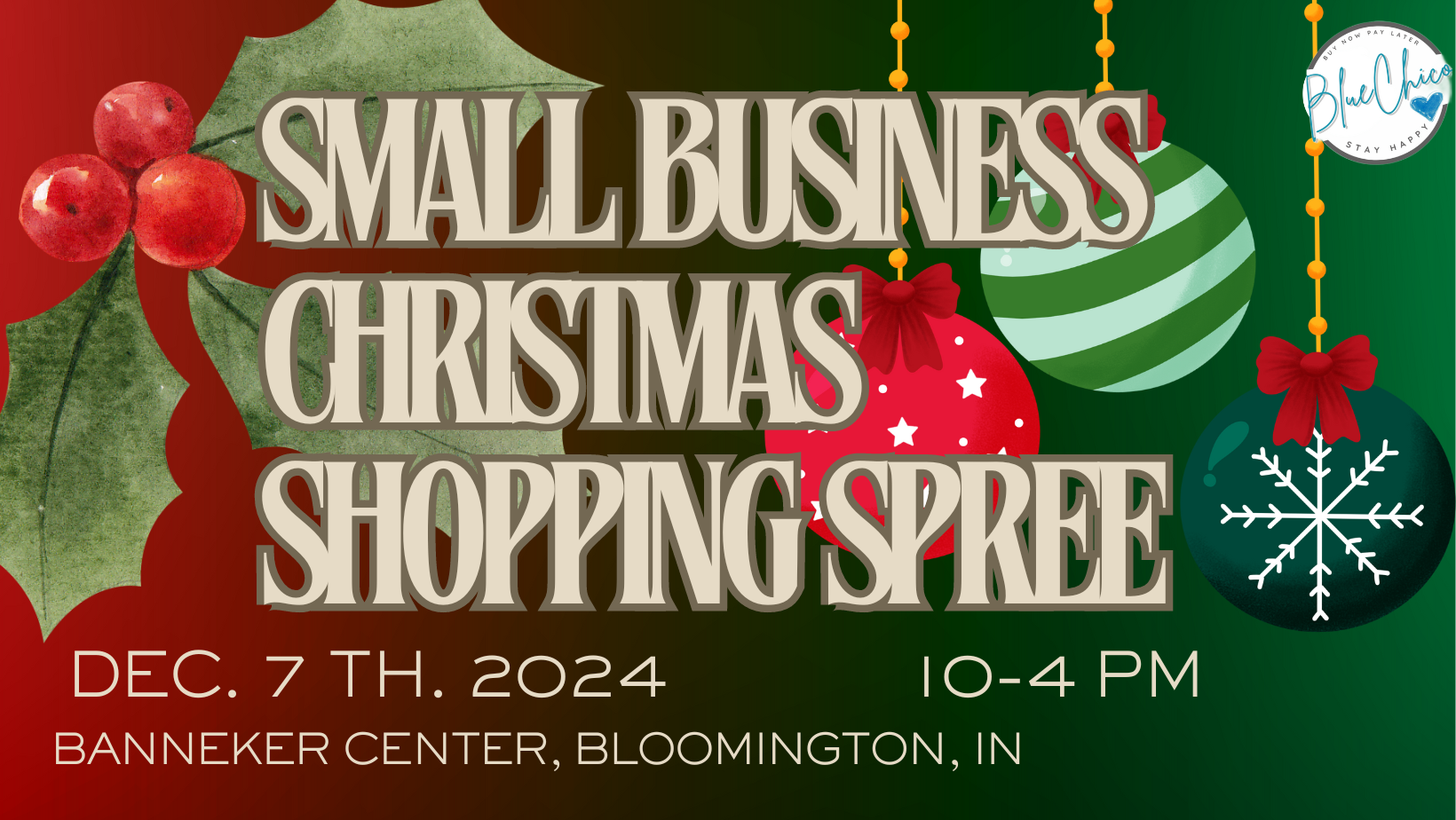 Small Business Advertising Slot December 7th