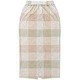 Springtime Plaid Modest Maxi Skirt – Ultra-Soft Long Skirt with Pockets (Machine Washable)