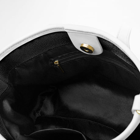 LDB in Tow™ Leather Tote – Elegant Black Purse | Minimalist Leather Handbag | Perfect Prom & Date Night Bag