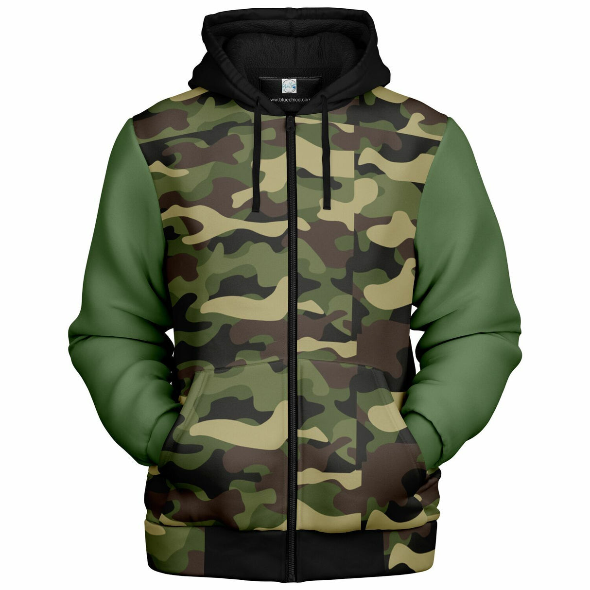 Classic Camo UNISEX Zip Up Youth Coat (Husky Fit)