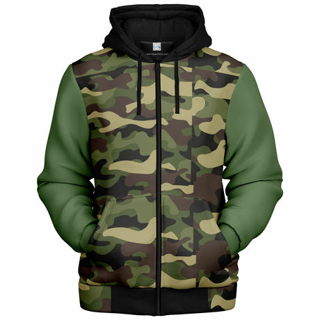 Classic Camo UNISEX Zip Up Youth Coat (Husky Fit)