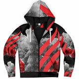 Red Smoke UNISEX Zip Up Youth Coat (Husky Fit)
