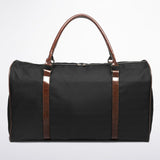 Basic Black Canvas Duffel Bag – Weekender & Gym Travel Bag | Durable Overnight Bag