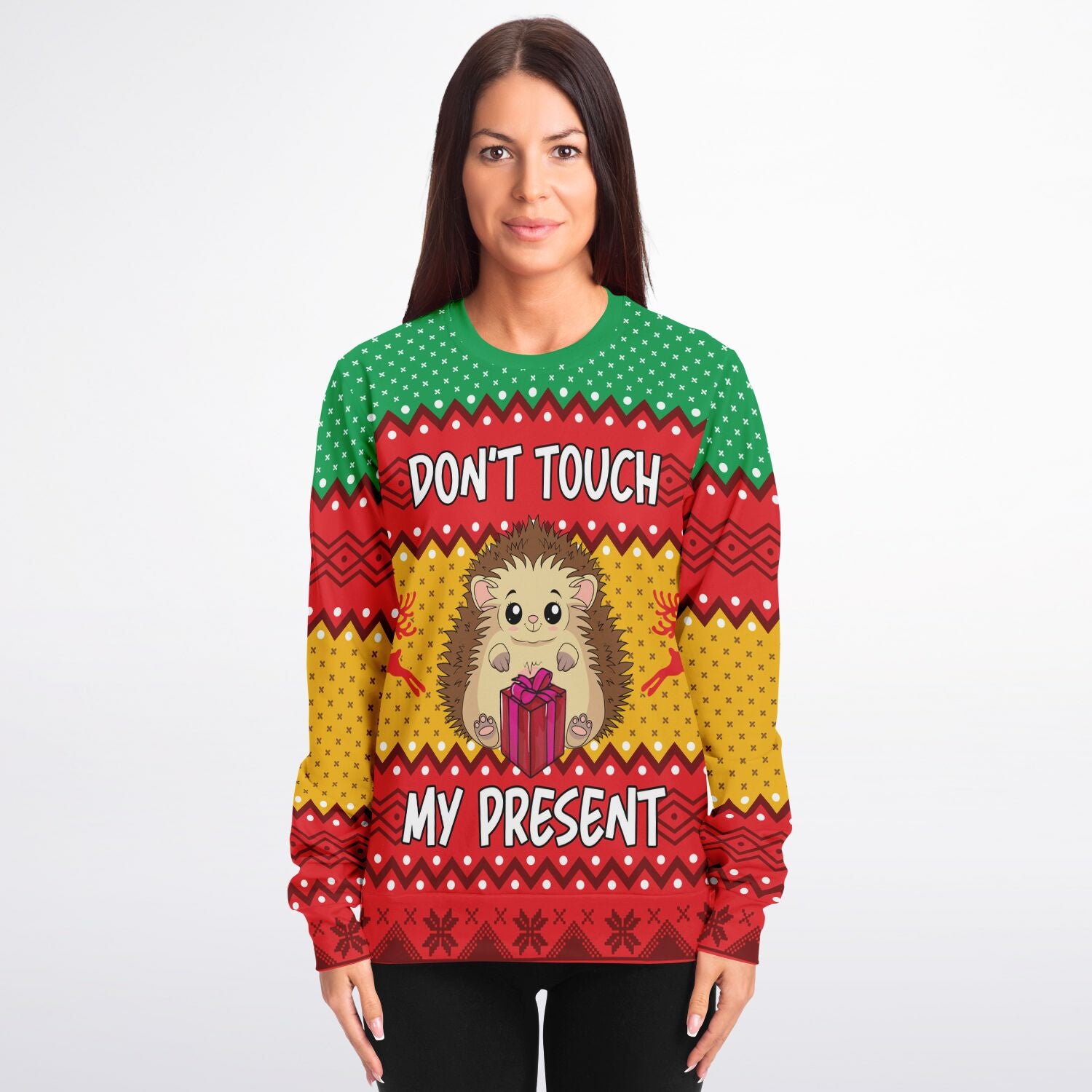 Don't touch my Present Christmas Sweater