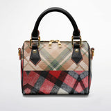 Scarlet Affair™ Crossbody – Red Plaid Mini Handbag | Elegant Small Purse for Prom & Date Night