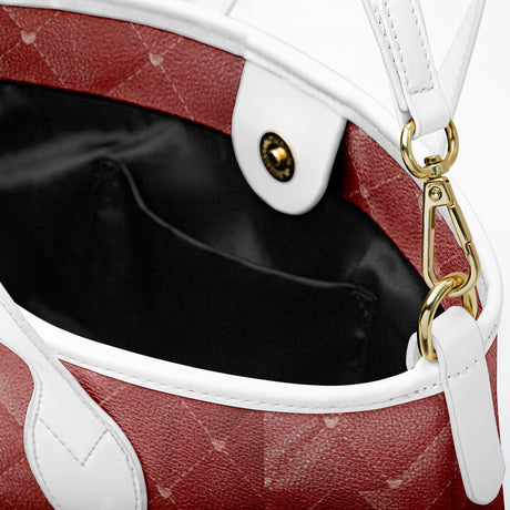 The Roice™ Leather Tote – Luxury Red Handbag | Old Money Style Purse | Designer-Inspired Leather Tote