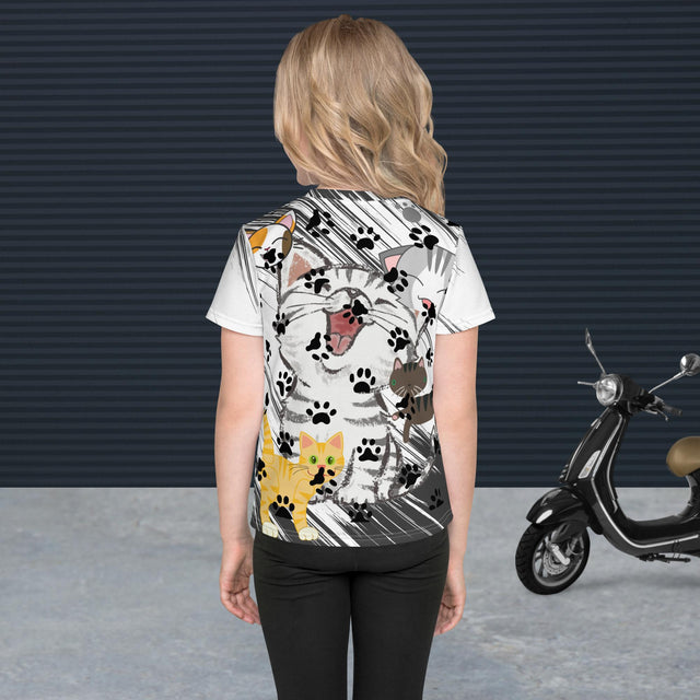 Crazy Cat Lady Premium Kids Tee 