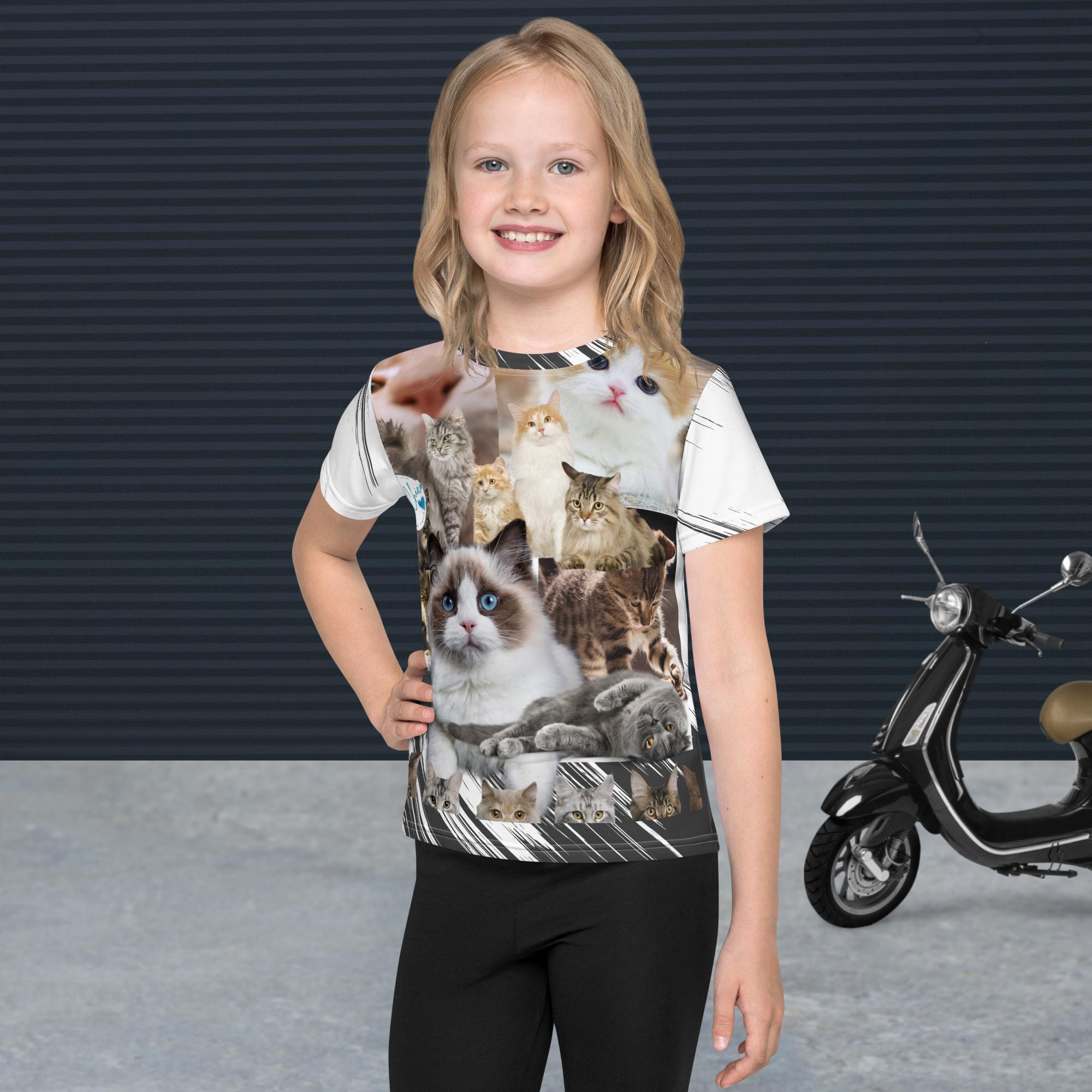 Crazy Cat Lady Premium Kids Tee 