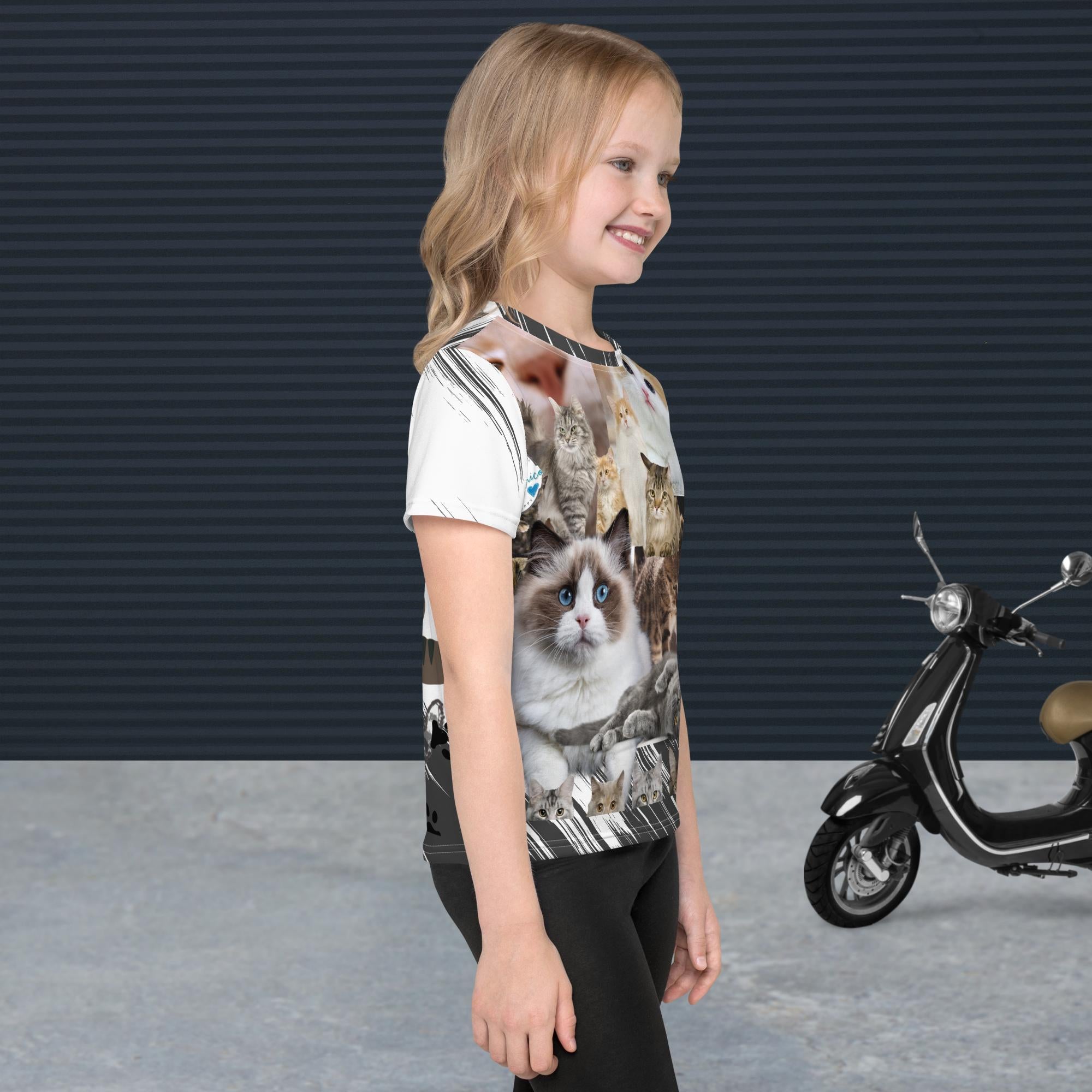 Crazy Cat Lady Premium Kids Tee 