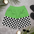 Quick Dry Green Check Swim Shorts 