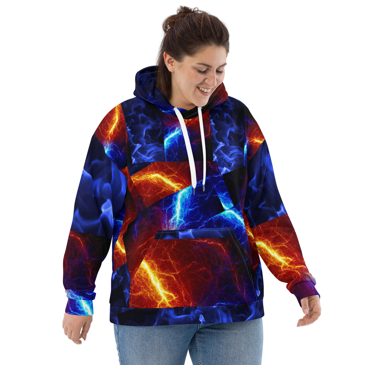 Fier and Ice Premium Unisex Hoodie
