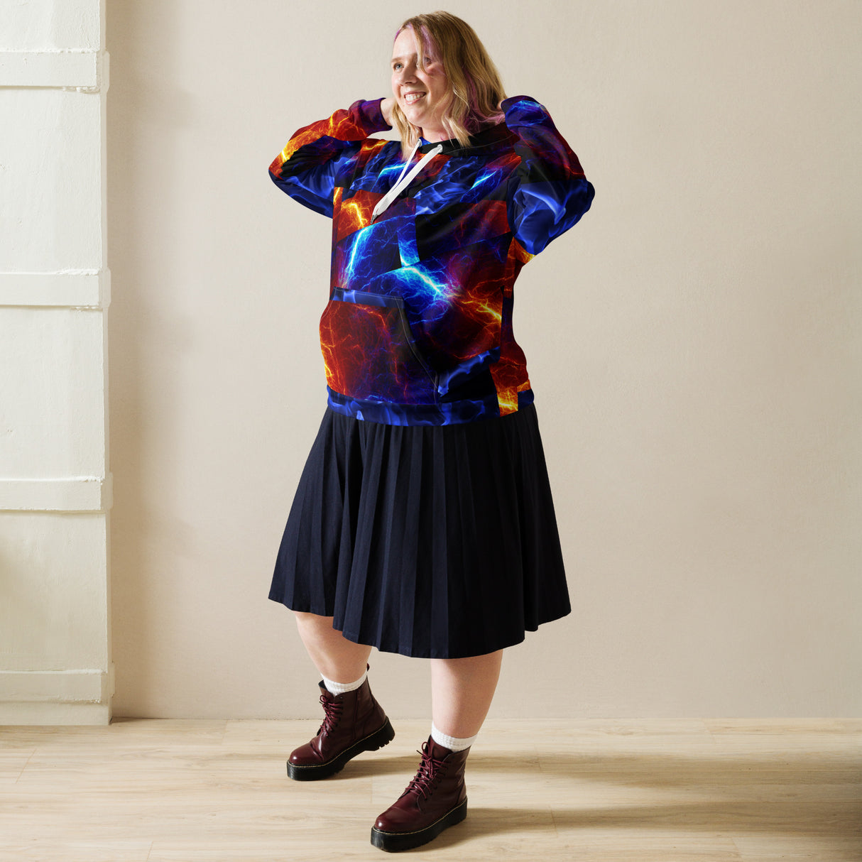 Fier and Ice Premium Unisex Hoodie