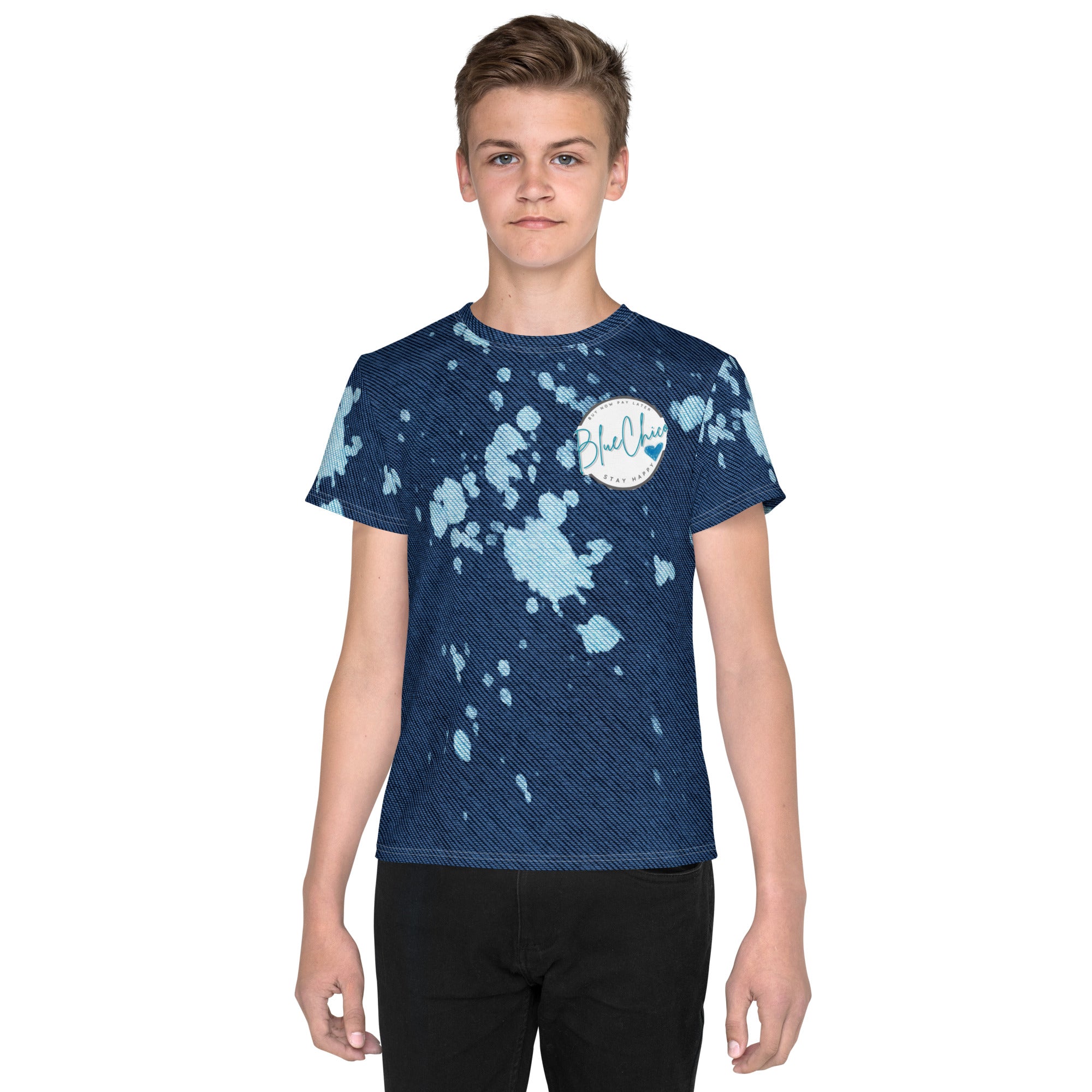 Faux Bleach Youth Tee 
