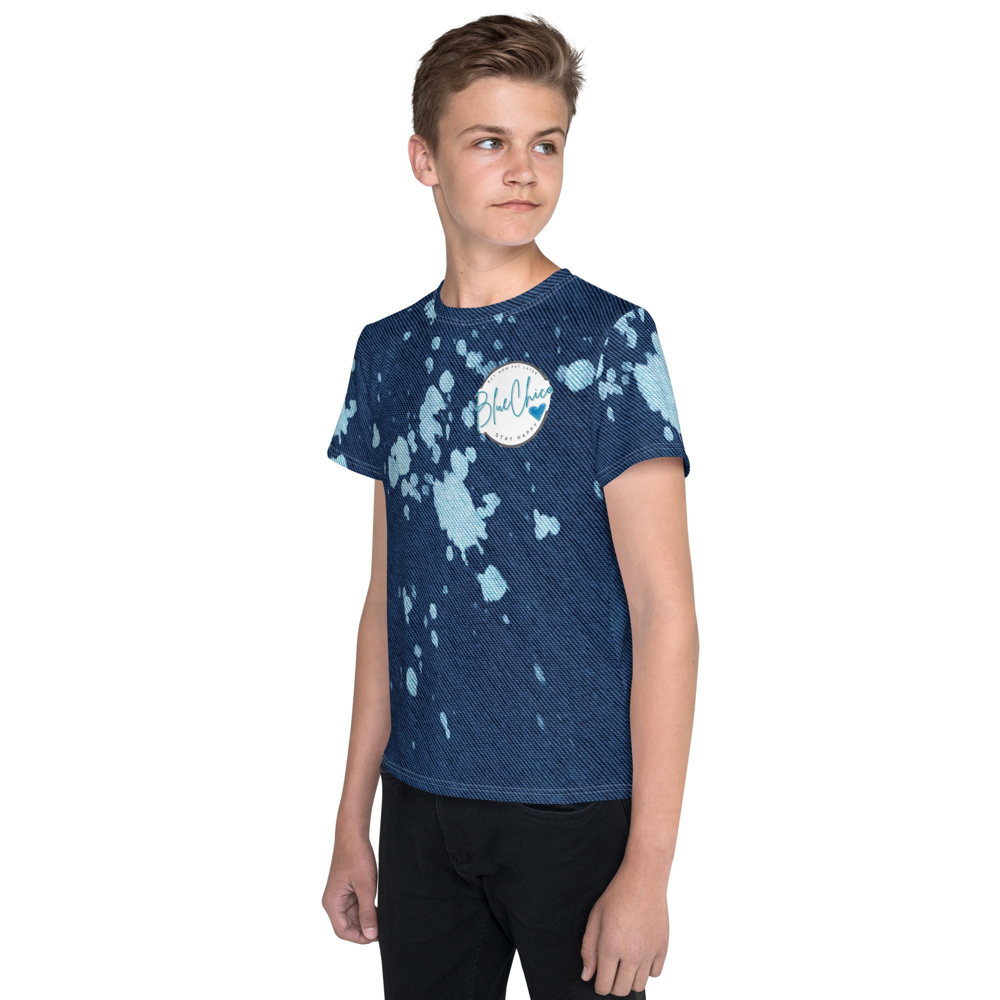 Faux Bleach Youth Tee 
