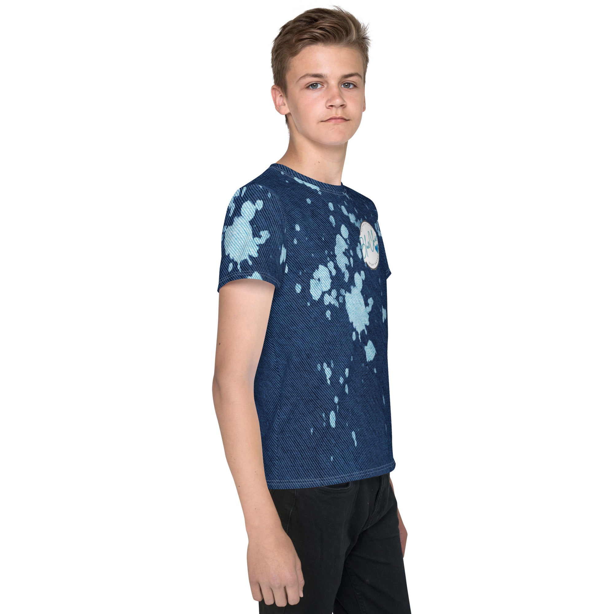 Faux Bleach Youth Tee 