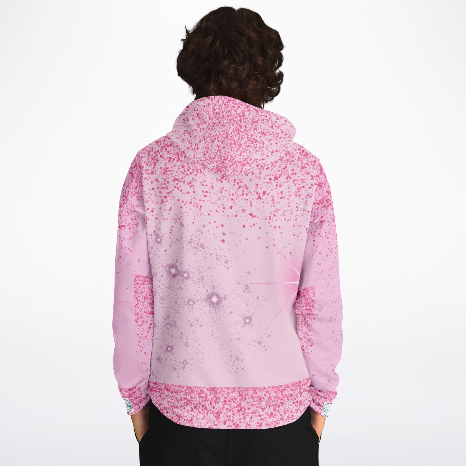 Pink Sparkle XTRA WARM Athletic Hoodie HUSKY SIZES