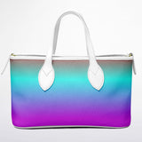 God’s Promise Rainbow Christian Leather Tote Bag