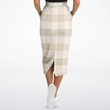 Springtime Plaid Modest Maxi Skirt – Ultra-Soft Long Skirt with Pockets (Machine Washable)