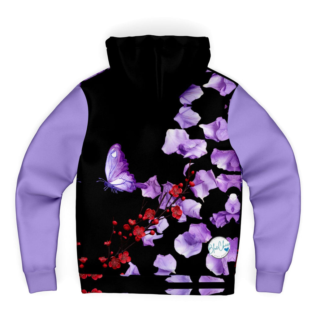 Purple Garden UNISEX Zip Up Youth Coat (Husky Fit)