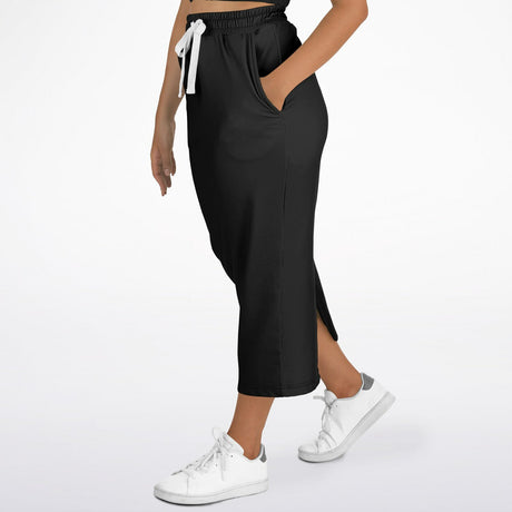 Classy Black Modest Maxi Skirt – Elegant Long Skirt with Pockets (Ultra-Soft & Machine Washable)