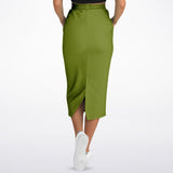 Evergreen Grace Modest Maxi Skirt – Hunter Green Long Skirt with Pockets (Ultra-Soft & Machine Washable)