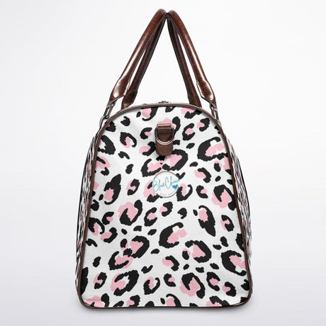 Cheetah Print Duffel Bag – Pink Leopard Weekender Bag | Stylish Travel & Gym Bag for Women