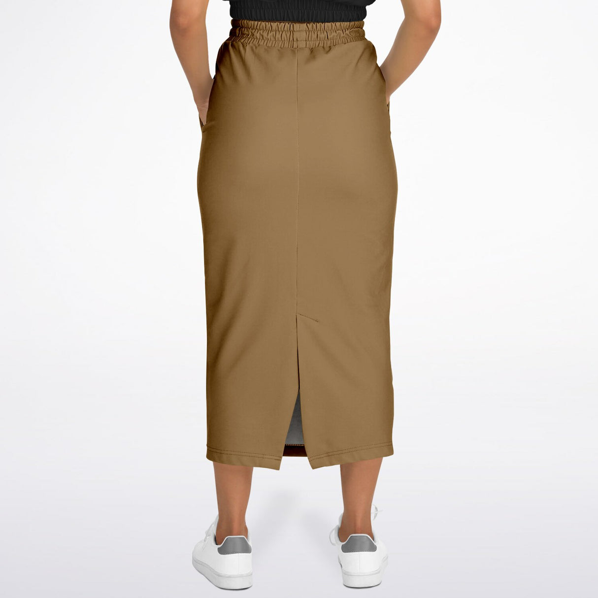 Beige Rage Modest Maxi Skirt – Neutral Tan Long Skirt with Pockets (Ultra-Soft & Machine Washable)