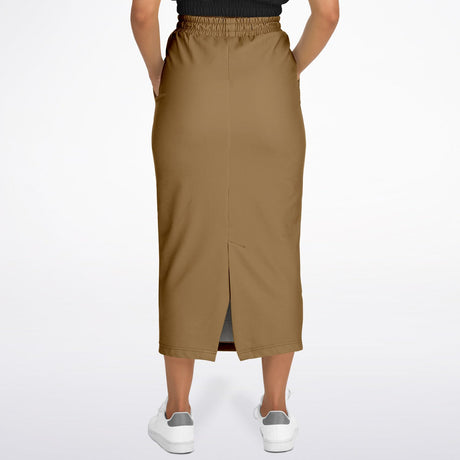 Beige Rage Modest Maxi Skirt – Neutral Tan Long Skirt with Pockets (Ultra-Soft & Machine Washable)