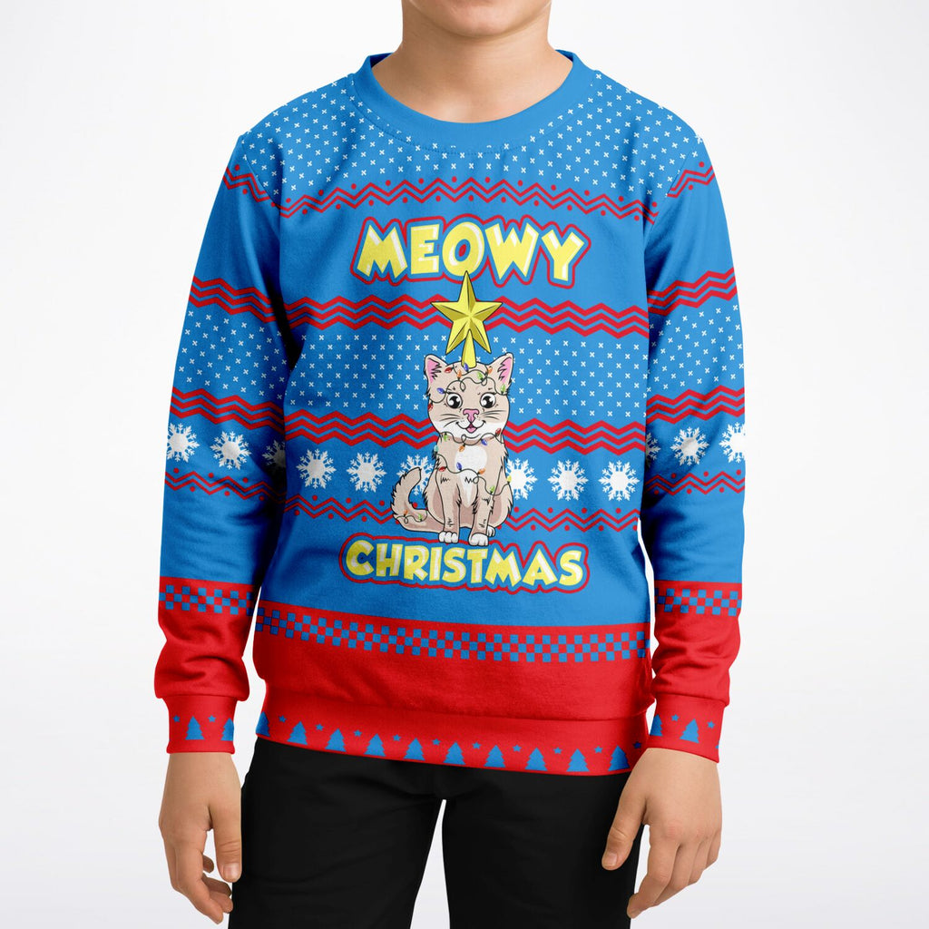 Meowy Christmas KIDS Sweater