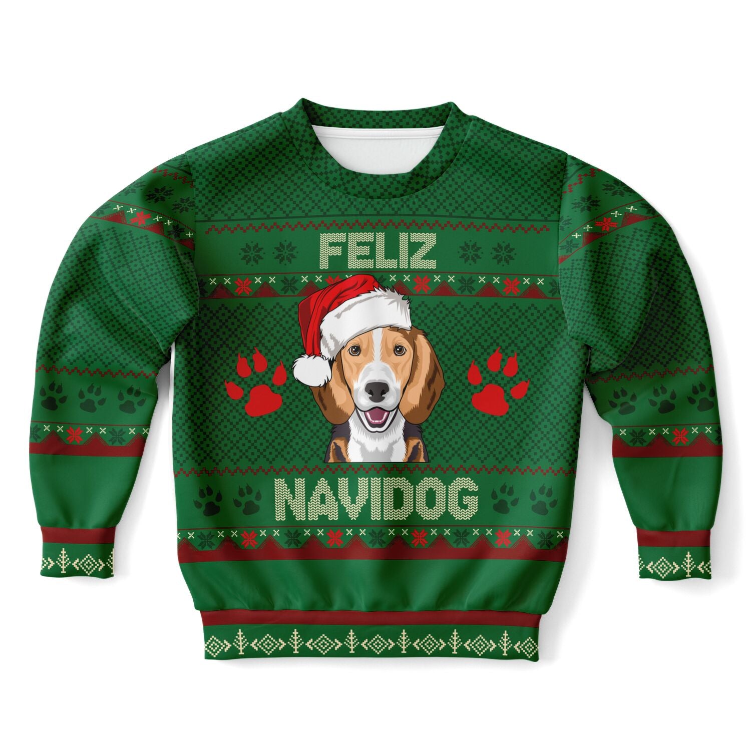 Feliz Navidog - Beagle KIDS Christmas Sweater
